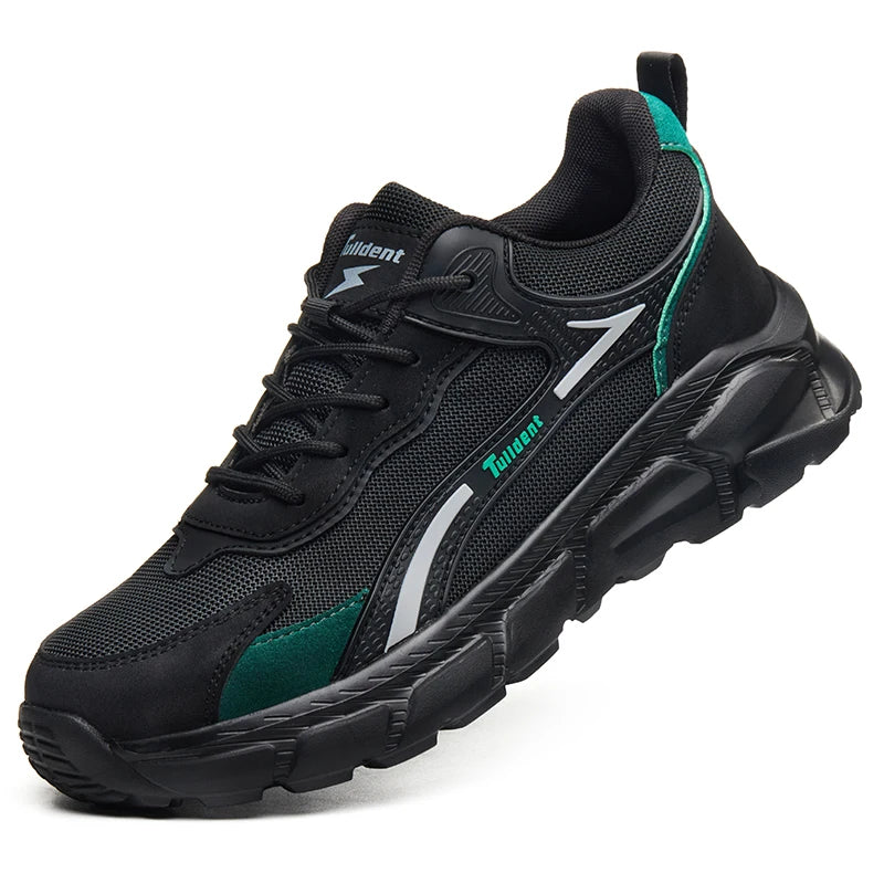 New safety shoes, puncture resistant work shoes, fashionable safety shoes, men's protective shoes, work boots